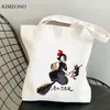 Alışveriş Çantaları Kiki Teslim Hizmet Çantası Tote pamuk çanta eko boodschappentas sac cabas net doku