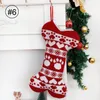 Decorações de Natal Pet Sking Knitting Decorating Gift Decor para o ano 2023