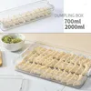 Storage Bottles Fridge Container Stackable Pantry Organizer Boxes With Lids Transparent Food Refrigerator Bin Accessories