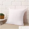 Cushion/Decorative Pillow 45 X 45Cm Home Sofa Throw Case Solid Candy Color Polyester Er Cushion Drop Delivery Garden Textiles Dhhco