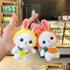 Porte-clés Lapins En Peluche Poupée Porte-clés Lapin Chaînes Bijoux Accessoires Doux En Peluche Animaux Jouets Pour Femmes Amant Sac Charme Dessin Animé P Dhnhr