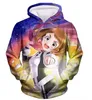 Herrtröjor tröjor anime boku ingen hjälte akademi 3d tryck hoodie hooded bakugou katsuki cosplay kostym mina män kvinnor tröja kappa