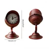 Table Clocks Retro Clock Desktop Digital Art Crafts Decor Supplies Household For Bedroom Dormitory Living Room