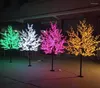 Decorazioni natalizie 2m / 6.5ft LED Artificiale Cherry Blossom Tree Light 1152pcs Lampadine 110/220VAC Antipioggia Fairy Garden Decor