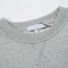 Высокая версия Мужские свитер дизайнерская толстовка серая творческая мозаичная вышивка круглой шеи. Пуловые мужские женщины. Женщины повседневные свитера