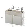 Storage Boxes Fashion Bed Hanging Bag Crib Side Pouch Toy Organizer Nappy Holder Pockets Accessories 7Colors