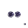その他0.53ct紫色の丸いモイサナイトルーズストーン8ハート矢印 /プラムブロッサムカットダイヤモンドダイヤモンドテストdh3clのための宝石