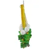 Autres fournitures d'oiseaux Banana String Pet Wooden Parrot Gray AWS Cage Bice Jouets à mastication