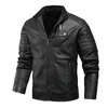 Jackets masculinos masculinos de moda e outono de lazer de lazer de bolso de bolso de zíper para o sobretudo masculino de snowboard