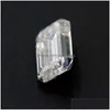 기타 실제 0.25ct D 컬러 VVS1 에메랄드 컷 Moissanite Loose Stone Pass 다이아몬드 그라 합성 DIY 보석을 만들어 기타 다른 DHKGN