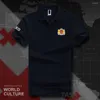 Polo da uomo Georgia GEO Polo da uomo Manica corta Marchi bianchi stampati per Paese 2023 Cotton Nation Emblem Fashion