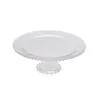 Plates Cake Stand Plate 31 cm Dessert Cupcake Holder Pedestal för bänkskivor Baby Shower Supplies