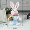Luminous Easter Bunny Gnome Dolls Glowing Faceless Toys Easter Home Bedroom Living Room Festival Decor Ornaments FY0255 ss0119