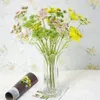 Dekorativa blommor spetsblommor koreansk stil inte behöver vattna vit/grön/gul/rosa konstgjorda