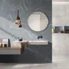 壁紙PVC肥厚した大理石の自己接着タイル床ステッカートイレ防水壁紙自己接着壁ステッカー装飾