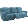 Chair Covers Cross -border All -inclusive Thick -headed Class Lounge Sofa Set Solid Color Massage Cover