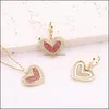 Pendentif Colliers Creux Amour Coeur Maman Collier Chaîne En Acier Inoxydable Or Mère Bijoux Cadeau Drop Delivery Pendentifs Ot2Ui