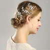 Bijoux de cheveux pour la mariée, Bob, perles de mariage, cristal, chape perlée, accessoires de coiffure