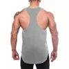 Débardeurs pour hommes, marque d'entraînement, vêtements de gymnastique, mode sport, musculation, sans manches, gilet de Fitness, maille musculaire, Singlets pour hommes