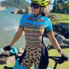 Zestawy wyścigowe Dunas Professional Triathlon SKINSUIUT Kobiet Dani Sleeve Jersey Maillot Ropa Ciclismo Rowerowe koszulka ubrania rowerowe