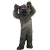 Christmas Grey Cat Mascot Costume Cartoon Character Outfit Suit Halloween Adults Size Birthday Party Outdoor Outfit Charitable