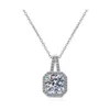 Andere trendy 925 Sier 0,52ct d kleur vvs1 moissaniet ketting voor vrouwen sieraden vergulde platina diamant test pass verjaardag drop deli dhvwe