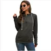 Women's Hoodies & Sweatshirts Autumn Winter Pullovers 2023 Women Half Zipper Long Sleeve Hooded Sweatshirt Streetwear Casual Loose Thick War