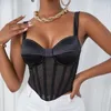 Damestanks Camisole voor vrouwen plus size lingerie corset kan kant bloemen bralette bralet bh tank cami gewas ondergoed top 2023