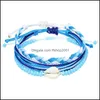 Заклинание браслеты из бисера Beader String Boho Braided Bracelet Set Регулируемые водонепроницаемые пляжные украшения для женщин -подростков Q556FZ Drop Delivery Dhdnn
