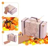 Gift Wrap Box Candy Boxes Christmas Favor Chocolate Cube Mini Cookie Party Storage Paper Treat Suitcase Travel Dessert Bakery Jewelry