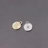 Charms Wholesell 10pcs Beautiful Coin Pendant Young Girl Earrings Necklace DIY Handmake Fashion Jewelry 4 ColorsCharms