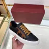 2023 Moda uomo scarpe firmate 5 colori confortevole fondo in pelle Luxury Mens party sport casual sneaker da ginnastica scarpa nave veloce hm051172