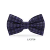 Bow Ties 2023 modedesigner Men för bröllop dubbel tyg retro bowtie bankett jubileumsfjäril