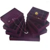 Sacchetti per gioielli Vassoi impilabili per organizer Muti-use Portaoggetti per orecchini Vetrina per bracciale in velluto Vetrina per collana