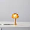 Tafellampen moderne log lamp woonkamer slaapkamer studie retro homestay pompoen vast hout creatieve persoonlijkheid desktop decoratie