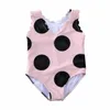 One Pieces Fashion Toddler Kids Baby Girls Dot Bikini Swimewear Swimsuit baddräkt strandkläder sommarkläder