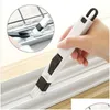 Cleaning Brushes 2 In 1 Window Groove Brush Household Keyboard Home Kitchen Folding Tool Accessories Drop Delivery Garden Housekee O Dhhj0