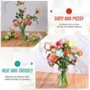 منظمة تخزين المطبخ 18 PCS Mason Jar Flower Frog Frog Floral Lid Plant الأدوات الثابتة للفم العادي