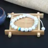 Charm Bracelets Equality Bracelet Wholesale White Howlite Couples Rope Chain Ailatu Yoga Jewelry Gift