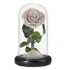 Decorative Flowers & Wreaths Valentine Gifts Eternal Rose Preserved In Glass With LED Light Forever Women Gift For Birthday Mother Day Chris