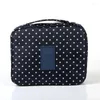 Förvaringslådor Oxford Portable Makeup Box Travel Washbag Waterproof Organizer Personlig hygienpåse för Commetics i badrum och strand