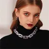 Choker Punk Grand Chunky Chaîne Collier Collier Pour Femmes Hommes Vintage Épais Big Lock Colliers Bijoux De Fête