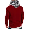 Männer Hoodies Herbst Winter Pullover Weihnachten Elch Drucken Top Einfarbig Mit Kapuze Strickjacke Druck Hoodie Sudaderas