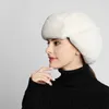 Boinas de boletes lapuladas na orelha feng lady lady winter espessura mantenha um casal quente moda earflap women women peur russia chapéu 2023