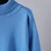 Calças de duas peças de duas peças 2023 Mulheres Sweater de outono Terno Pullover com roupas de malha de malha
