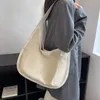 Evening Bags Ladies Large Capacity Shoulder Side Bag For Women Winter Shopper Fashion Latest Big Oxford Cloth Shopping Handbag