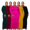 Casual Dresses Sexy Strapless Maxi Dress Elegant Prom Party For Women Off Shoulder Backless Ruched Long Sleeve Bodycon