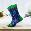 Herrensocken Mittelschlauch Damp Winter And Santa Snowflake Claus Cotton Autumn