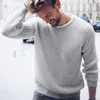 Men's Sweaters Autumn Brand Sweater Men Pullover Casual Solid O Neck Jumper For Male Knitted Korean Style Clothes Plus SizeMen's