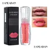 Lip gloss handaiyan jelly fler lippen mollige natuurlijke 6 kleuroptie mint moisturizer 3D crystal cosmetica make -up lipgloss drop levering dhrsu